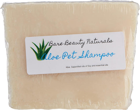 100% Natural Aloe Pet Soap // Free Exfoliating Soap Bag