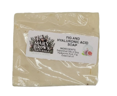 Fig and Hyaluronic Acid Soap// Free Exfoliating Soap Bag