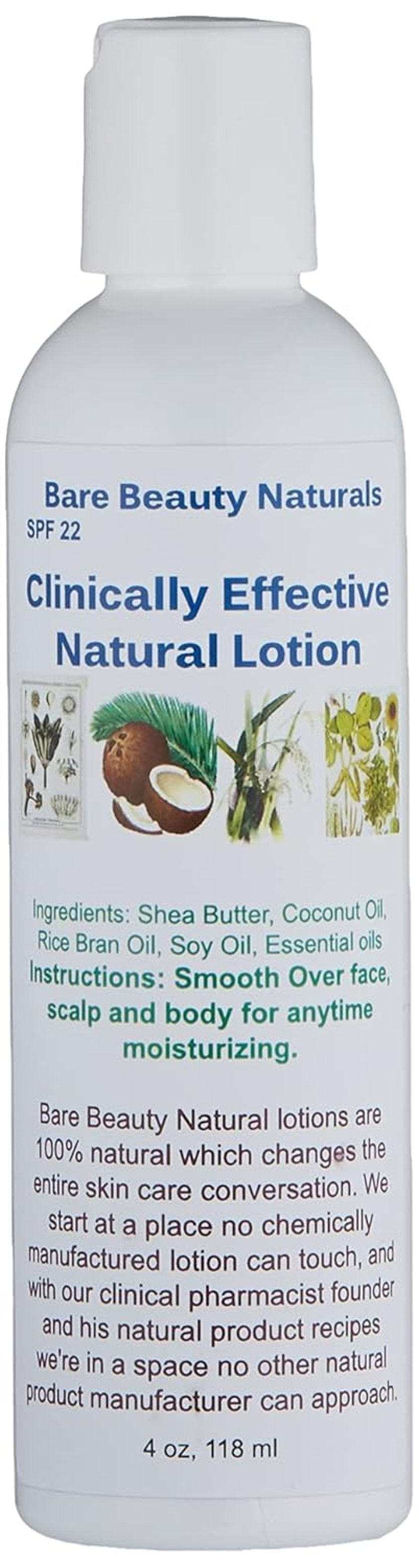 Clinically Effective Natural Lotion // 4 oz