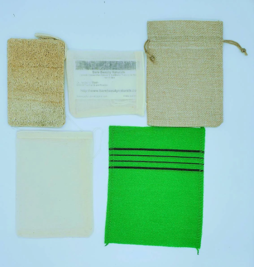 Spa Essentials: Complete Exfoliating Washcloth Set
