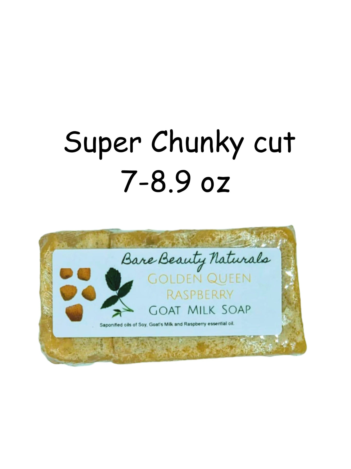 100% Natural Antiaging Golden Queen Raspberry Goat Milk Soap // Free Exfoliating Soap Bag