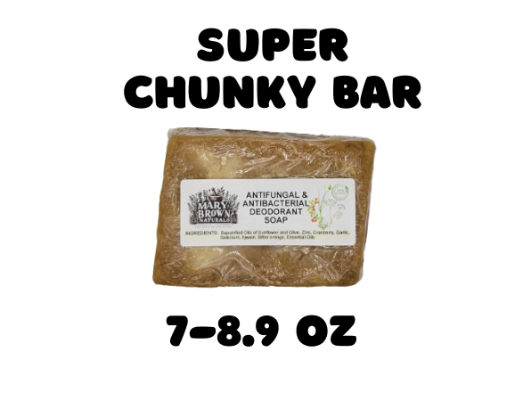 Antifungal Antibacterial Deodorant Soap // Free Exfoliating Soap Bag