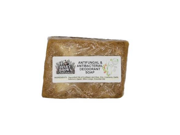 Antifungal Antibacterial Deodorant Soap // Free Exfoliating Soap Bag