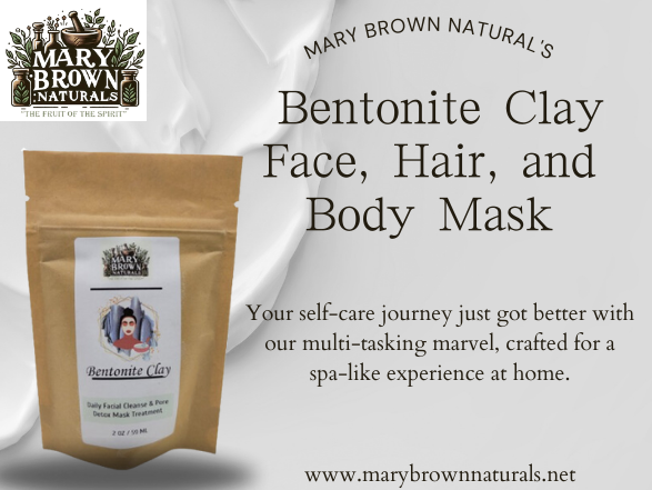 Bentonite Clay - Face, Hair & Body Mask