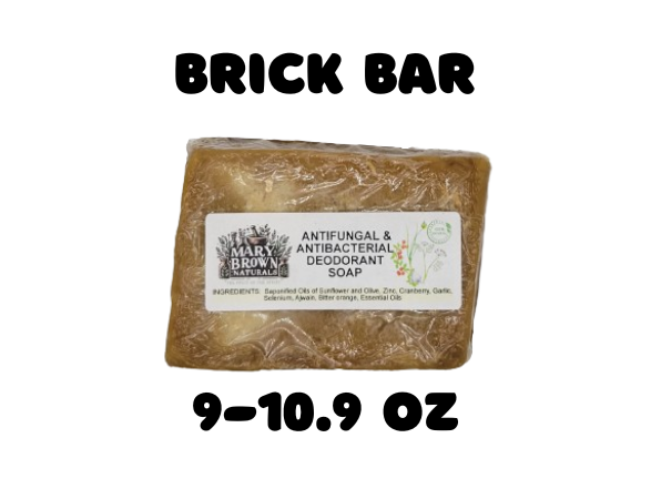 Antifungal Antibacterial Deodorant Soap // Free Exfoliating Soap Bag