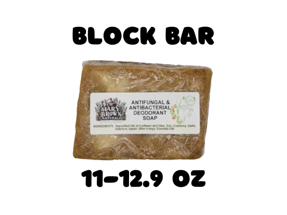 Antifungal Antibacterial Deodorant Soap // Free Exfoliating Soap Bag