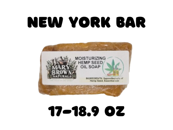 100% Natural Moisturizing Hemp Seed Oil Soap // Free Exfoliating Soap Bag