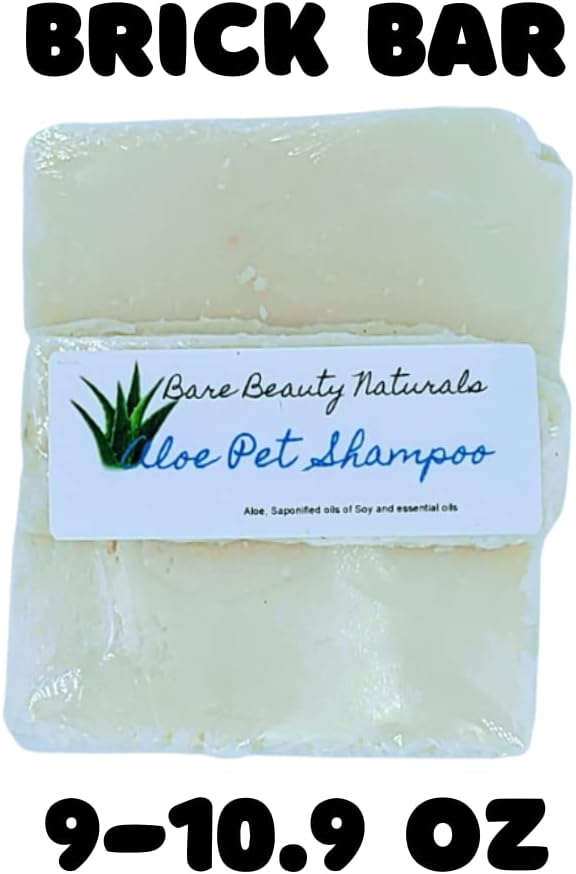 100% Natural Aloe Pet Soap // Free Exfoliating Soap Bag