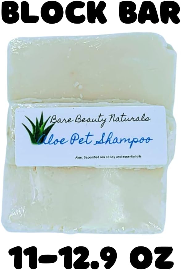 100% Natural Aloe Pet Soap // Free Exfoliating Soap Bag
