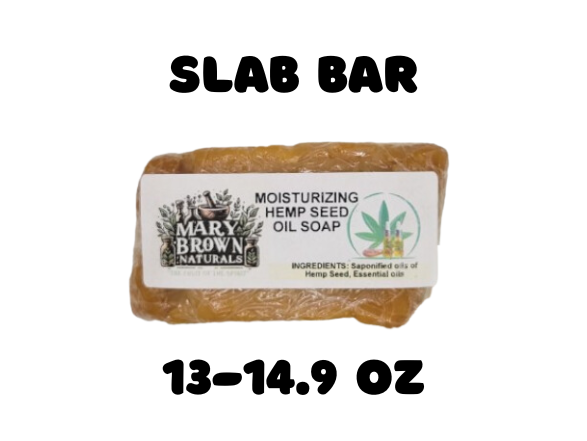 100% Natural Moisturizing Hemp Seed Oil Soap // Free Exfoliating Soap Bag