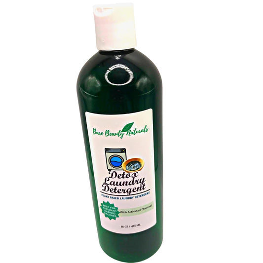 Activated Charcoal Detox Laundry Detergent booster- Sulfate Free -All Natural Laundry Detergent-Handmade- Plant-Based