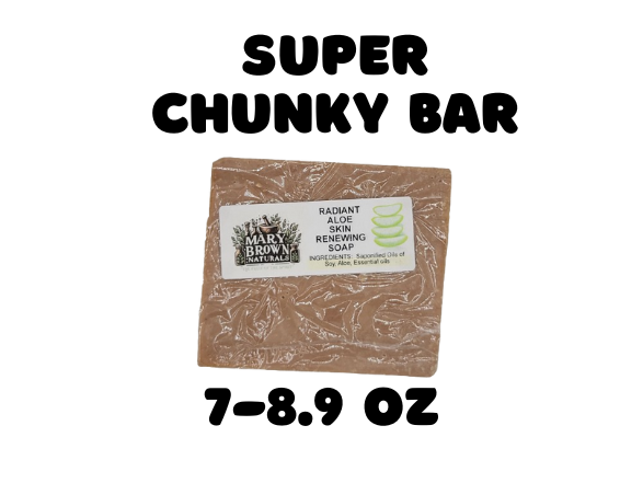 Botanical Radiance Aloe Soap // Free Exfoliating Soap Bag