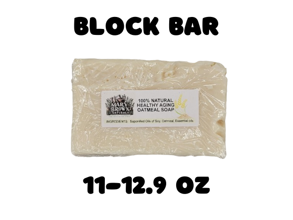 100% Natural Healthy Aging Oatmeal Refresh Soap // Free Exfoliating Soap Bag