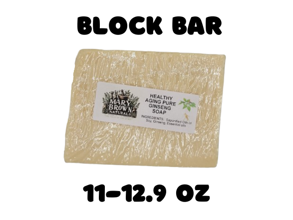 Pure Ginseng Herbal Soap // Free Exfoliating Soap Bag