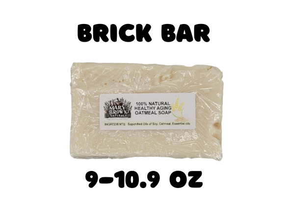 100% Natural Healthy Aging Oatmeal Refresh Soap // Free Exfoliating Soap Bag