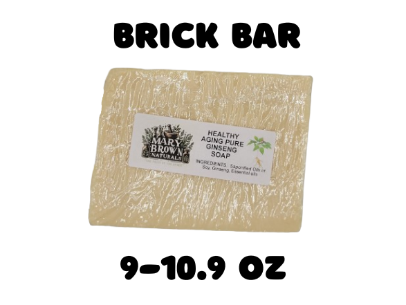 Pure Ginseng Herbal Soap // Free Exfoliating Soap Bag