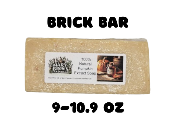 100% Natural Pumpkin Extract Soap // Free Exfoliating Soap Bag