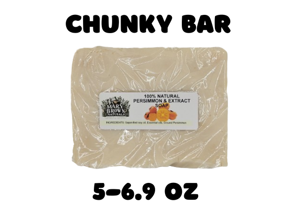 100% Natural Persimmon and Extract Soap For Body Odor, Deodorizing over 40 years of Age // Plant-Based