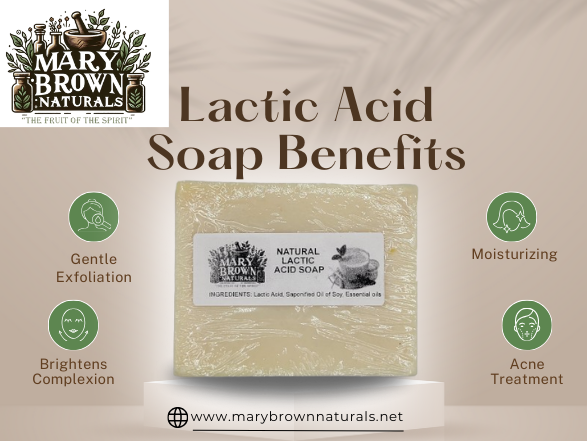 Lactic Acid Exfoliating Soap // Free Exfoliating Soap Bag
