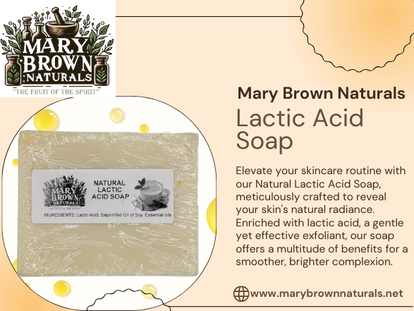 Lactic Acid Exfoliating Soap // Free Exfoliating Soap Bag