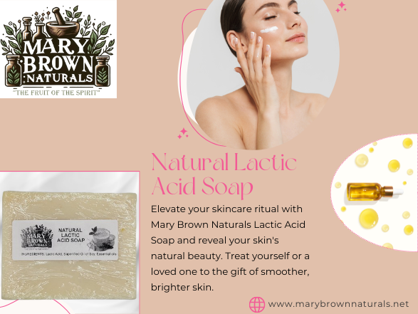Lactic Acid Exfoliating Soap // Free Exfoliating Soap Bag
