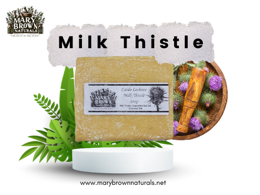 Cardo Lechoso Milk thistle Soap // Free Exfoliating Soap Bag