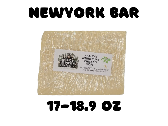 Pure Ginseng Herbal Soap // Free Exfoliating Soap Bag