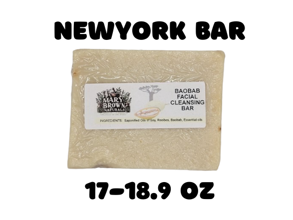 100% Natural Baobab Facial Cleansing Soap // Free Exfoliating Soap Bag