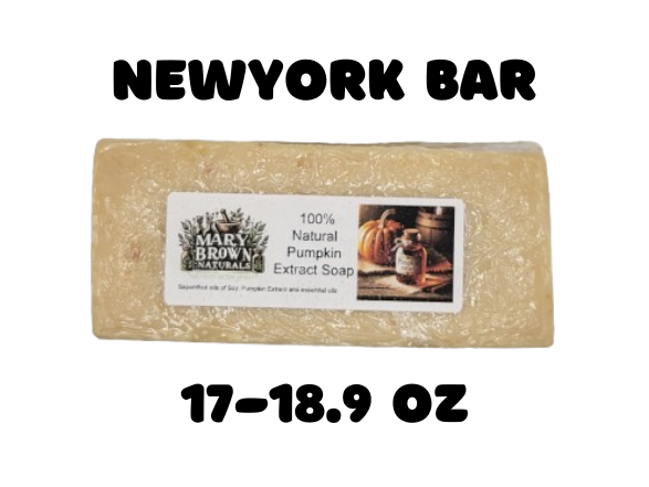 100% Natural Pumpkin Extract Soap // Free Exfoliating Soap Bag