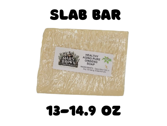Pure Ginseng Herbal Soap // Free Exfoliating Soap Bag