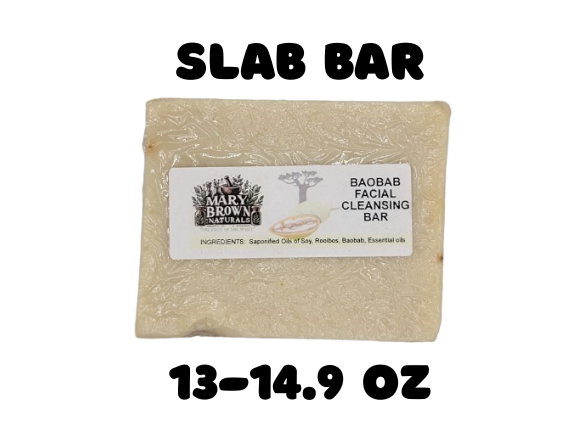 100% Natural Baobab Facial Cleansing Soap // Free Exfoliating Soap Bag