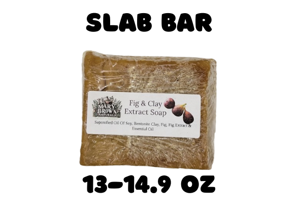 100% Natural Fig and Clay Extract Soap // Free Exfoliating Soap Bag
