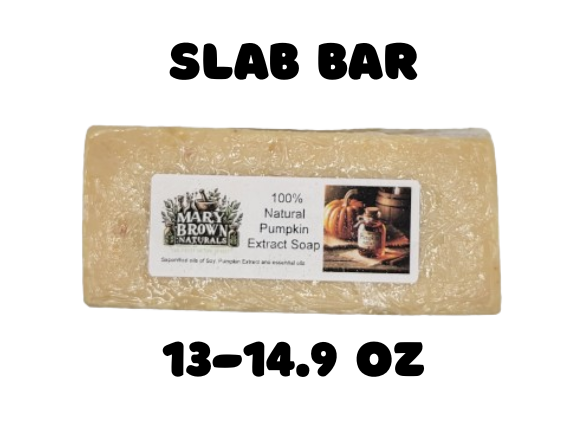 100% Natural Pumpkin Extract Soap // Free Exfoliating Soap Bag