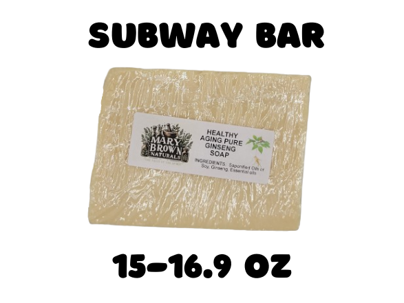Pure Ginseng Herbal Soap // Free Exfoliating Soap Bag