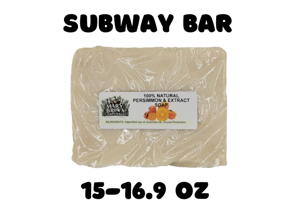 100% Natural Persimmon and Extract Soap For Body Odor, Deodorizing over 40 years of Age // Plant-Based
