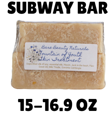 100% Natural Fountain of Youth Skin Soap // FREE Exfoliating Bag