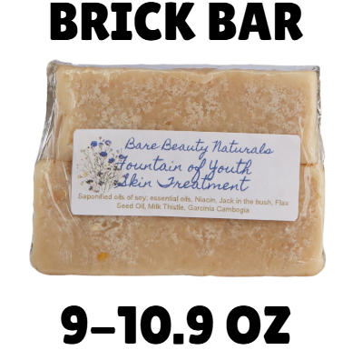 100% Natural Fountain of Youth Skin Soap // FREE Exfoliating Bag