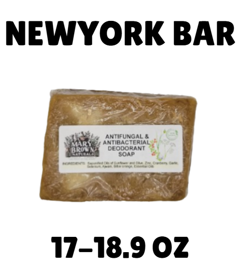 Antifungal Antibacterial Deodorant Soap // Free Exfoliating Soap Bag