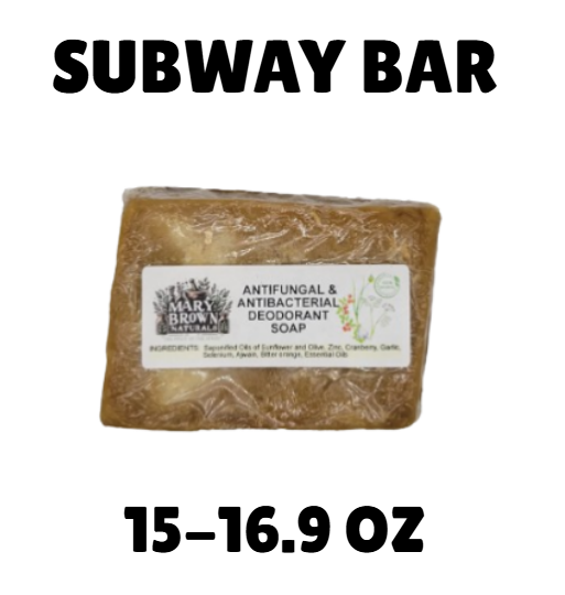 Antifungal Antibacterial Deodorant Soap // Free Exfoliating Soap Bag