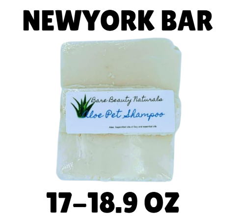 100% Natural Aloe Pet Soap // Free Exfoliating Soap Bag