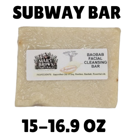 100% Natural Baobab Facial Cleansing Soap // Free Exfoliating Soap Bag