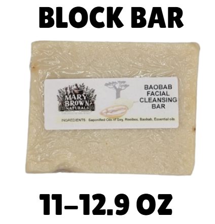 100% Natural Baobab Facial Cleansing Soap // Free Exfoliating Soap Bag