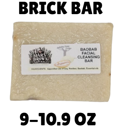100% Natural Baobab Facial Cleansing Soap // Free Exfoliating Soap Bag