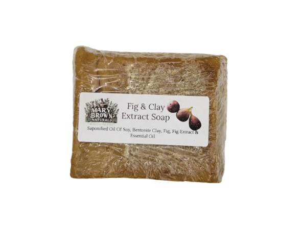 100% Natural Fig and Clay Extract Soap // Free Exfoliating Soap Bag