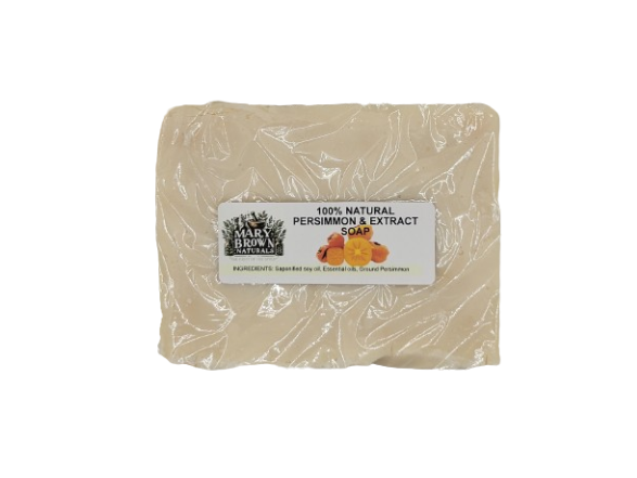 100% Natural Persimmon and Extract Soap For Body Odor, Deodorizing over 40 years of Age // Plant-Based