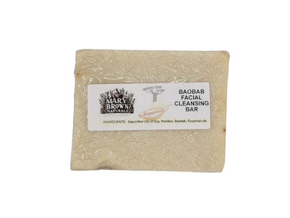 100% Natural Baobab Facial Cleansing Soap // Free Exfoliating Soap Bag