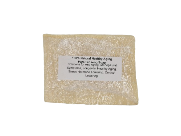 Pure Ginseng Herbal Soap // Free Exfoliating Soap Bag