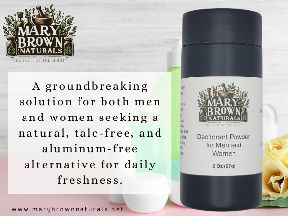 Deodorant Powder for Men and Women // 2 oz