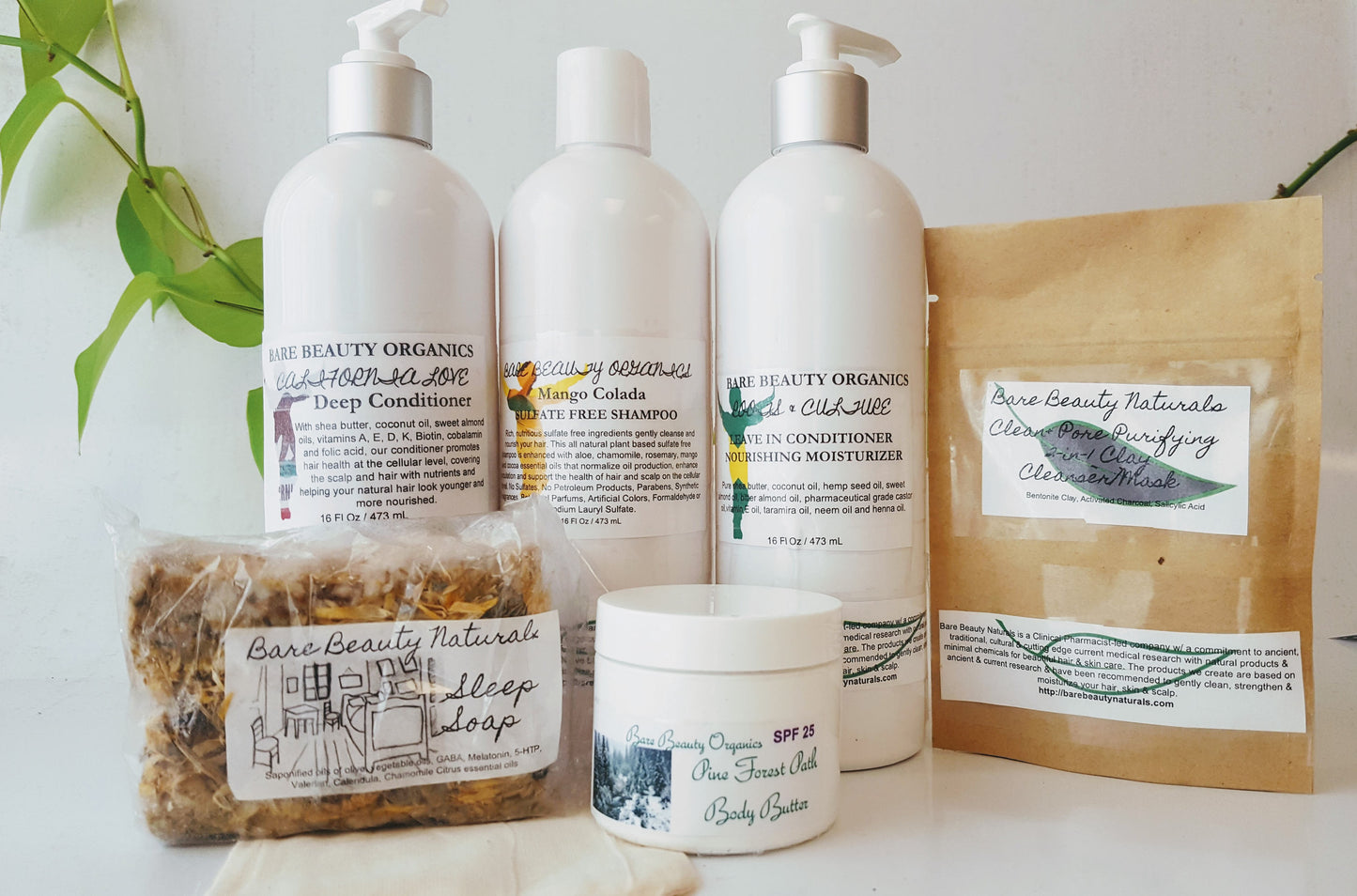 Eco-Luxury Hair and Skin Indulgence Box - Complete Care Collection