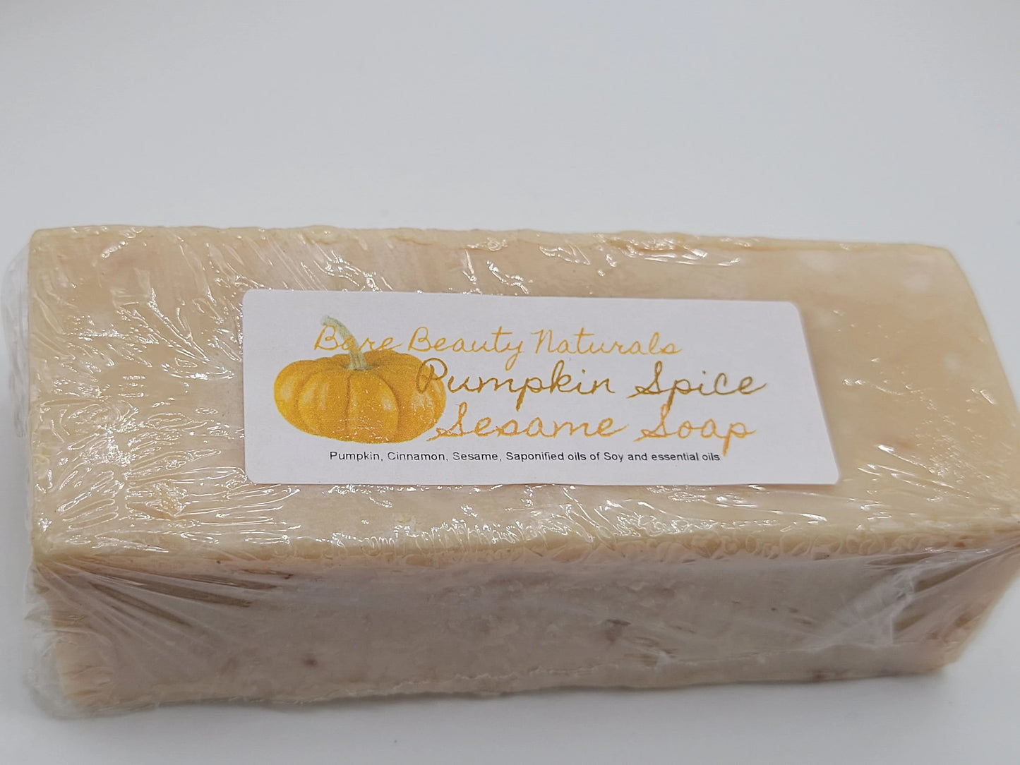 Warm Pumpkin Spice Soap // Free Exfoliating Soap Bag